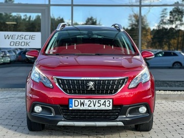 Peugeot 2008 I SUV Facelifting 1.2 PureTech 110KM 2018 Peugeot 2008 SalonPL Panorama Półskóra Navi, zdjęcie 3
