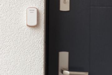 БЕСПРОВОДНОЙ ДВЕРНОЙ ЗВОНОК. ВОДОНЕПРОНИЦАЕМЫЙ ДВОЙНОЙ СВЕТ + ЗВУКОВОЙ ПРИЕМНИК