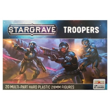 Stargrave Troopers, 20 figurek sci-fi w skali 28mm