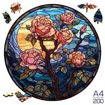 Sunflower Butterfly Jigsaw Wood Puzzle, Difficult To Play Irregular Animal