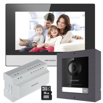 Wideodomofon WiFi Hikvision DS-KIS702 Switch Apka