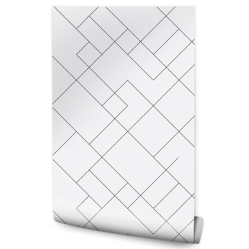 Tapeta Czarno - Biały Wzór Geometryczny /116328207