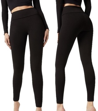 CALZEDONIA legginsy Total Shaper Control Top Push M/38