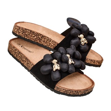 CZARNE KLAPKI DAMSKIE ISARALLE 40