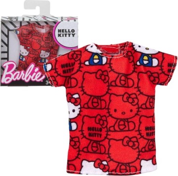 BARBIE - UBRANKO BLUZECZKA HELLO KITTY - CZERWONA