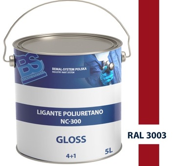 BEMAL FARBA OKRĘTOWA - LAKIER POLIURETANOWY - 5L - RAL 3003