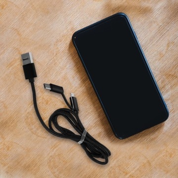 Плетеные USB-кабели ПОРТАТИВНОЕ ЗАРЯДНОЕ УСТРОЙСТВО БЫСТРАЯ ЗАРЯДКА