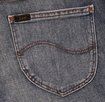 LEE spodnie SLIM straight jeans blue ELLY W30 L33