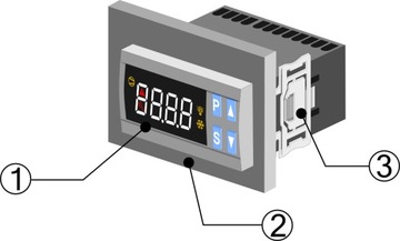 Регулятор температуры NA8820A+ ВКЛ/ВЫКЛ 16А -40~149°C 2xNTC