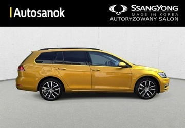 Volkswagen Golf VII Variant Facelifting 1.6 TDI-CR DPF BMT 115KM 2017 Volkswagen Golf Zadbany Highline Panorama ACC 2kpl. Kol Piekny Zloty, zdjęcie 3