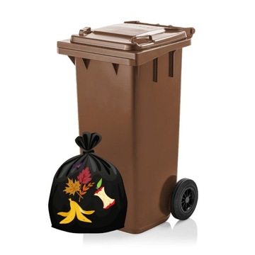 Pojemnik na odpady BIO 120l kosz na śmieci kołowy kontener WEBER mocny