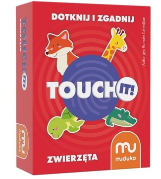 Gra karciana sensoryczna TOUCH IT! ZWIERZĘTA dotknij i zgadnij