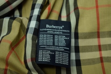 BURBERRYS LONDON TRENCH LONG Męski Płaszcz Vintage Premium 50 REG