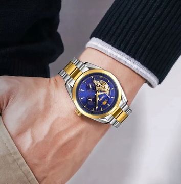 Zegarek męski SKMEI N1073b mechaniczny bransoleta
