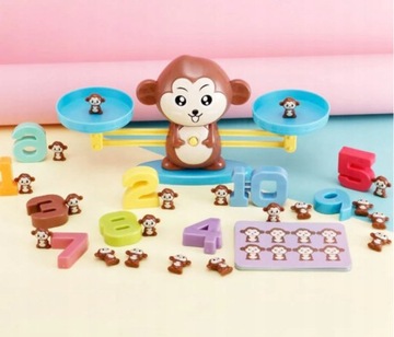 ВЕСЫ Развивающая ИГРА для обезьянки Учимся считать.