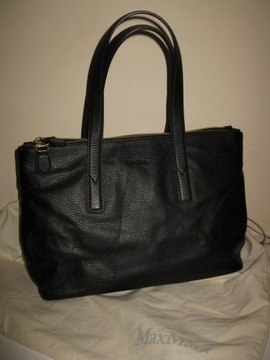 MAX MARA torba shopper r. XL czarna (NOWA w worku przeciwkurzowym)