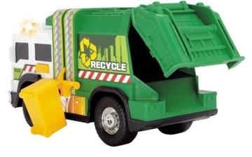DICKIE TOYS ЗЕЛЕНЫЙ Мусоровоз 30 СМ СВЕТОВОЙ ЗВУК