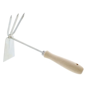 Motyka ręczna z widełkami grabki ogrodowe 30 cm Garden Touch