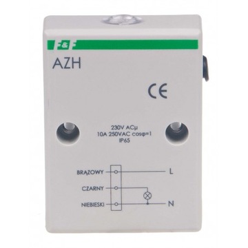 Automat zmierzchowy F&F 10A IP65 AZH