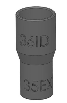 Adapter Midi 2 36ID 35EX Evolution R255SMS-DB