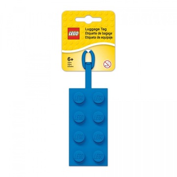 Zawieszka do bagażu Klocek LEGO (Niebieski)