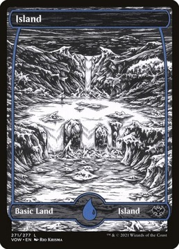 Karta Magic: The Gathering Island 271 FullArt VOW