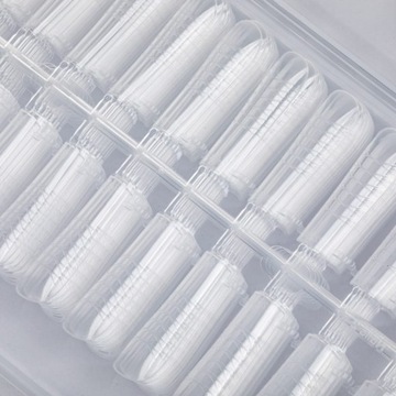 220x Szablon Górna Forma Do Przedłużania Paznokci MOLLYLAC DualForm Kwadrat