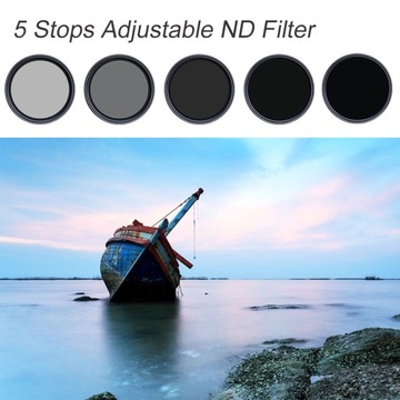 Регулируемый фильтр K&F Nano X (ND2-ND32) 82 мм