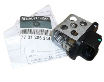 REZISTOR VENTILÁTOR RENAULT MEGANE II CLIO 7701206244 ORIGINÁLNÍ