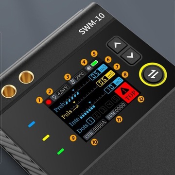 Портативный интеллектуальный аппарат точечной сварки 2в1 FNIRSI SWM-10 TFT