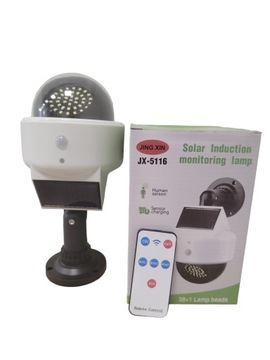 SOLARNA BEZPRZEWODOWA ATRAPA KAMERY LAMPA KAMERA JX-5116