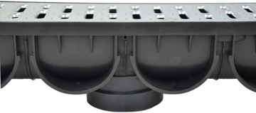 Канальный Дренаж Линейный Дренаж SP3 Решетка стальная ОЦИНКОВАННАЯ 12,5х10см