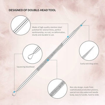 НАБОР ЛОЖЕК UNA ДЛЯ УДАЛЕНИЯ БЛЭКХОТОВ