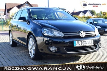 Volkswagen Golf VI Variant 2.0 TDI-CR DPF 140KM 2010 Volkswagen Golf 2.0 TDI, Czarny-metalik, Autom...