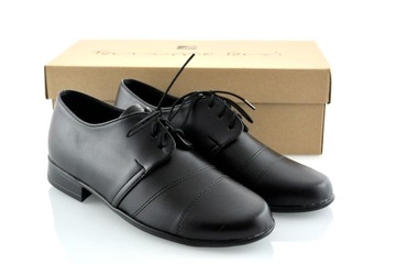 ЧЕРНЫЕ ТОРЖЕСТВЕННЫЕ ОБУВИ ДЛЯ МАЛЬЧИКОВ PL r36