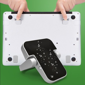 2 УНИВЕРСАЛЬНЫЕ ПОДСТАВКИ, САМОКЛЕЯЩИЕСЯ НОЖКИ ДЛЯ НОУТБУКА НА ЛЕНТЕ