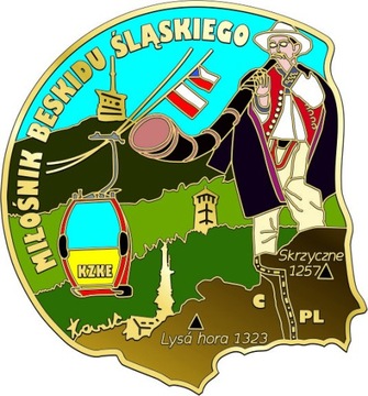 ЛЮБИТЕЛЬ СИЛЕЗСКОГО БЕСКИДА, буклет для значков