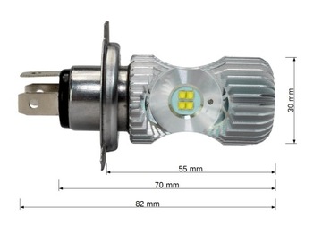 Светодиодная лампа CREE H4, HS1 3200 Лм, 16 Вт