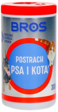 GRANULAT DO ODSTRASZANIA PSÓW KOTÓW ZWIERZĄT POSTRACH PSA I KOTA BROS 300ML