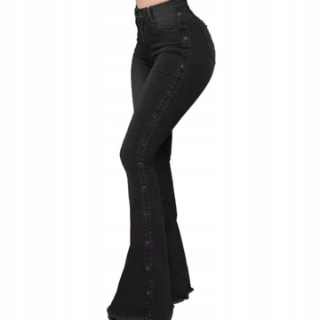 TaoguoShop-MT-SKU132291 jeansy damskie dzwony rozmiar S