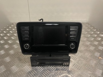 SKODA OCTAVIA III RADIO WYŚWIETLACZ CZYTNIK