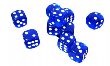 5 БОЛЬШИХ СИНИХ КУБИКОВ ИГРОВОГО КУБА