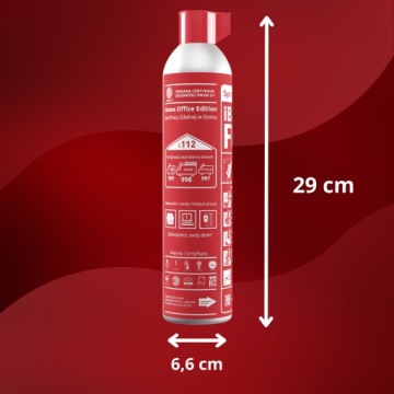 ОГНЕТУШАЩИЙ РАСПЫЛЬ ДЛЯ ОФИСА iBlockFIRE HOME OFFICE HOME FIRE ОГНЕТУШИТЕЛЬ ABCFE 0,6л