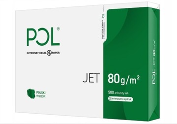 Papier ksero do drukarki A4 Poljet biały A'500