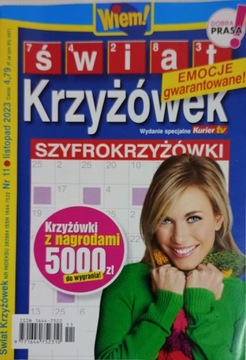 Krzyżówki Świat krzyżówek SZYFROKRZYŹÓWKI 11/2023