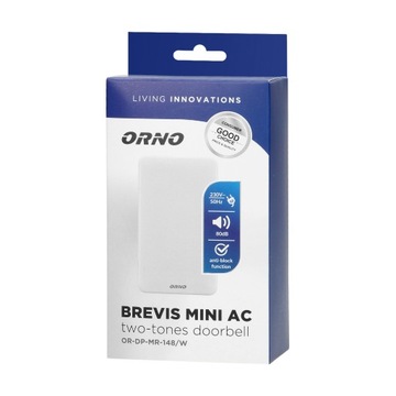 ПРОВОДНОЙ ДВЕРНОЙ ЗВОНОК BREVIS MINI SNOW
