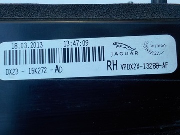 JAGUAR XF KOMBI 13R SVĚTLO PRAVÝ ZADNÍ DX23-15K272-AD