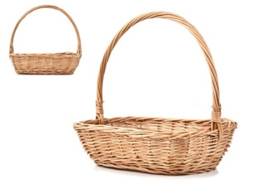 Taca Tacka wiklinowa Kosz prezentowy Wiklina