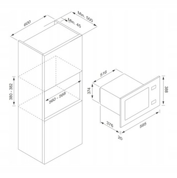 KERNAU KBO 1280.1 TC + комплект КМО 254 ГБ + БЕСПЛАТНО