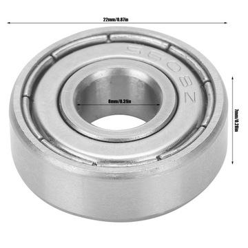 10шт S608Z шарикоподшипник 8х22х7мм